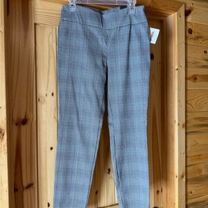 CH1&CO Black & White Plaid Dress Pants
